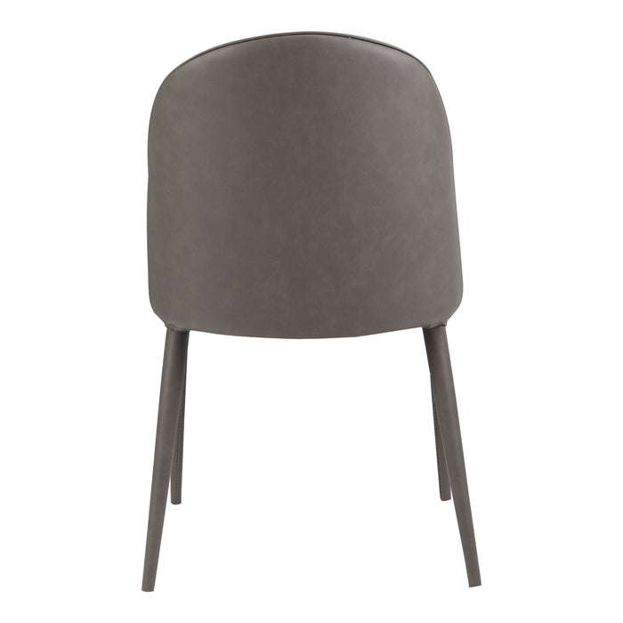 Burton - Pu Dining Chair - Gray - M2