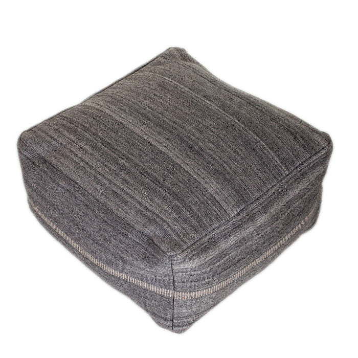 Stylish Pouf - Steel Gray