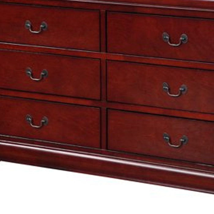 Solid Wood Double Dresser - Brown