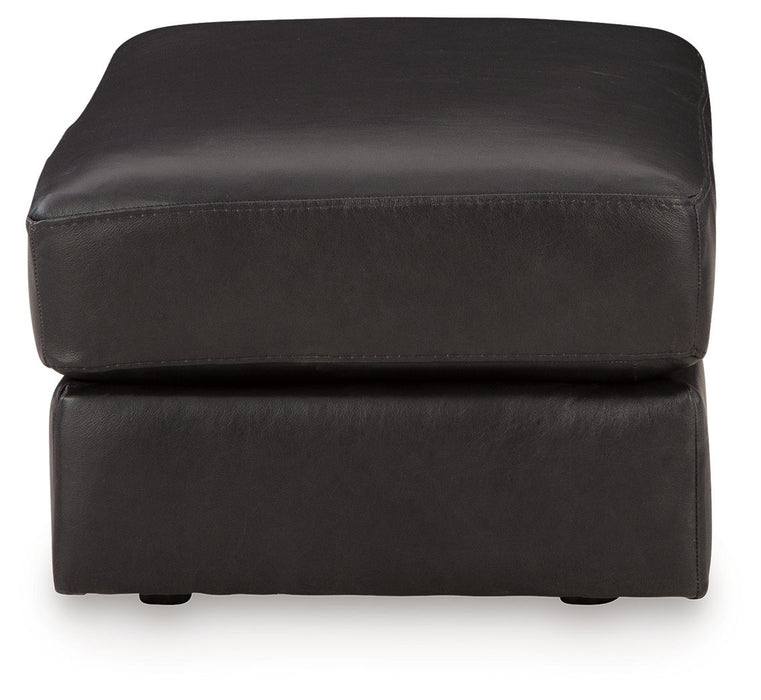 Amiata - Onyx - Ottoman - Leather Match