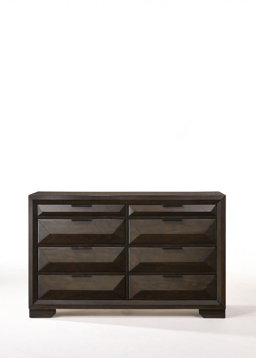 Solid Wood Standard Dresser / Chest - Espresso