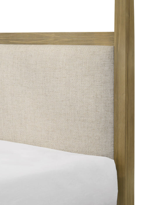 Sienna - King Headboard Footboard, Canopy Bars - Ash