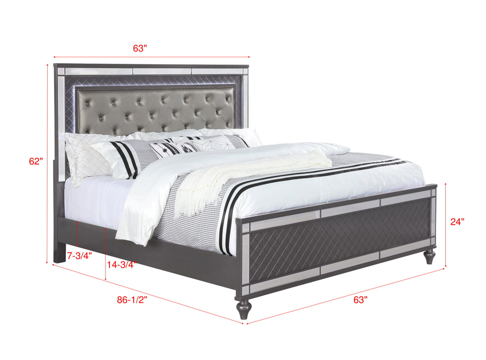 Refino - Queen Footboard - Gray