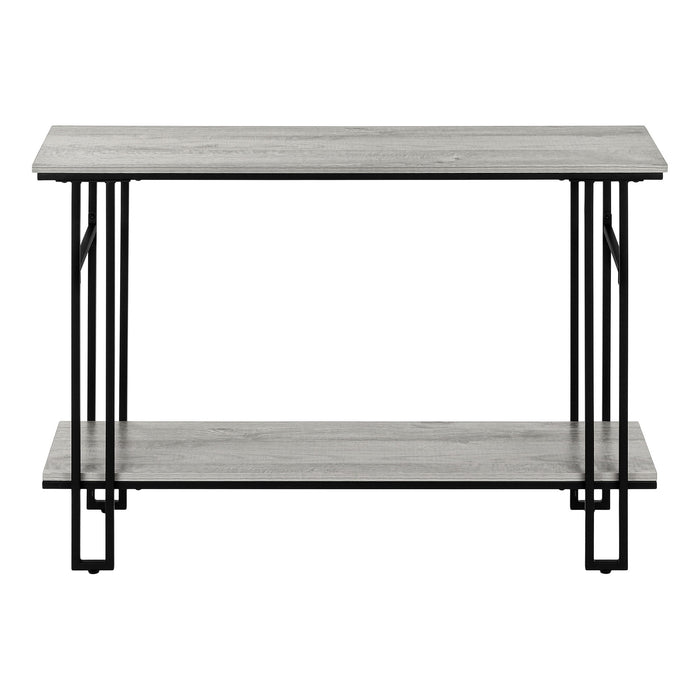 Accent Table, Console, Entryway, Narrow, Sofa, Living Room, Bedroom, Contemporary, Modern - Gray