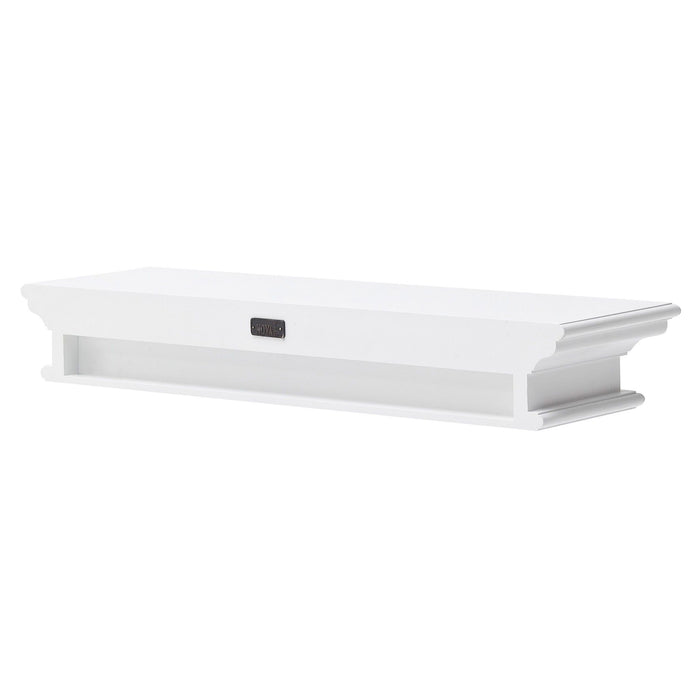 Classic Floating Wall Shelf - White