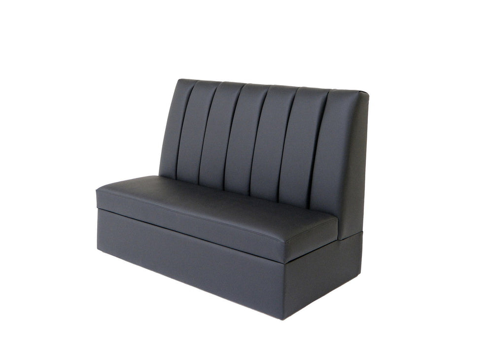 Loveseat Faux Leather - Black