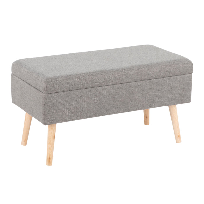 Versatile Storage Contemporary Bench