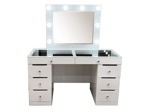 Luxo - Vanity Top With LED - White