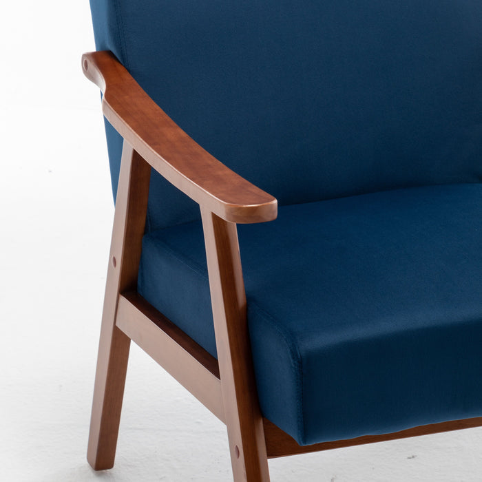 Accent Chair, Classic Mid Century Modern For Extra Seating