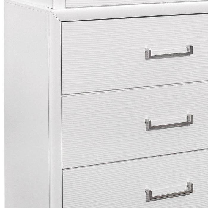 Chest With 6 Drawers - White