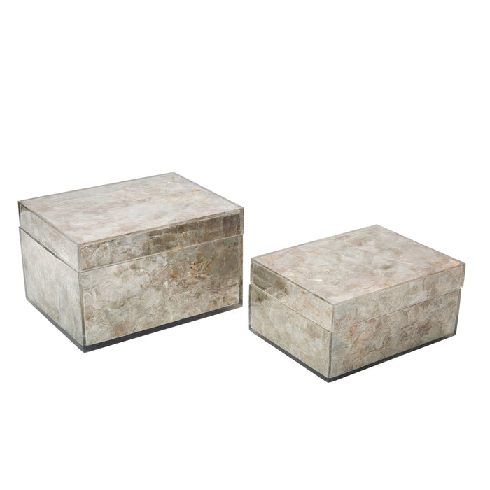 Emerson - Boxes (Set of 2) - Silver