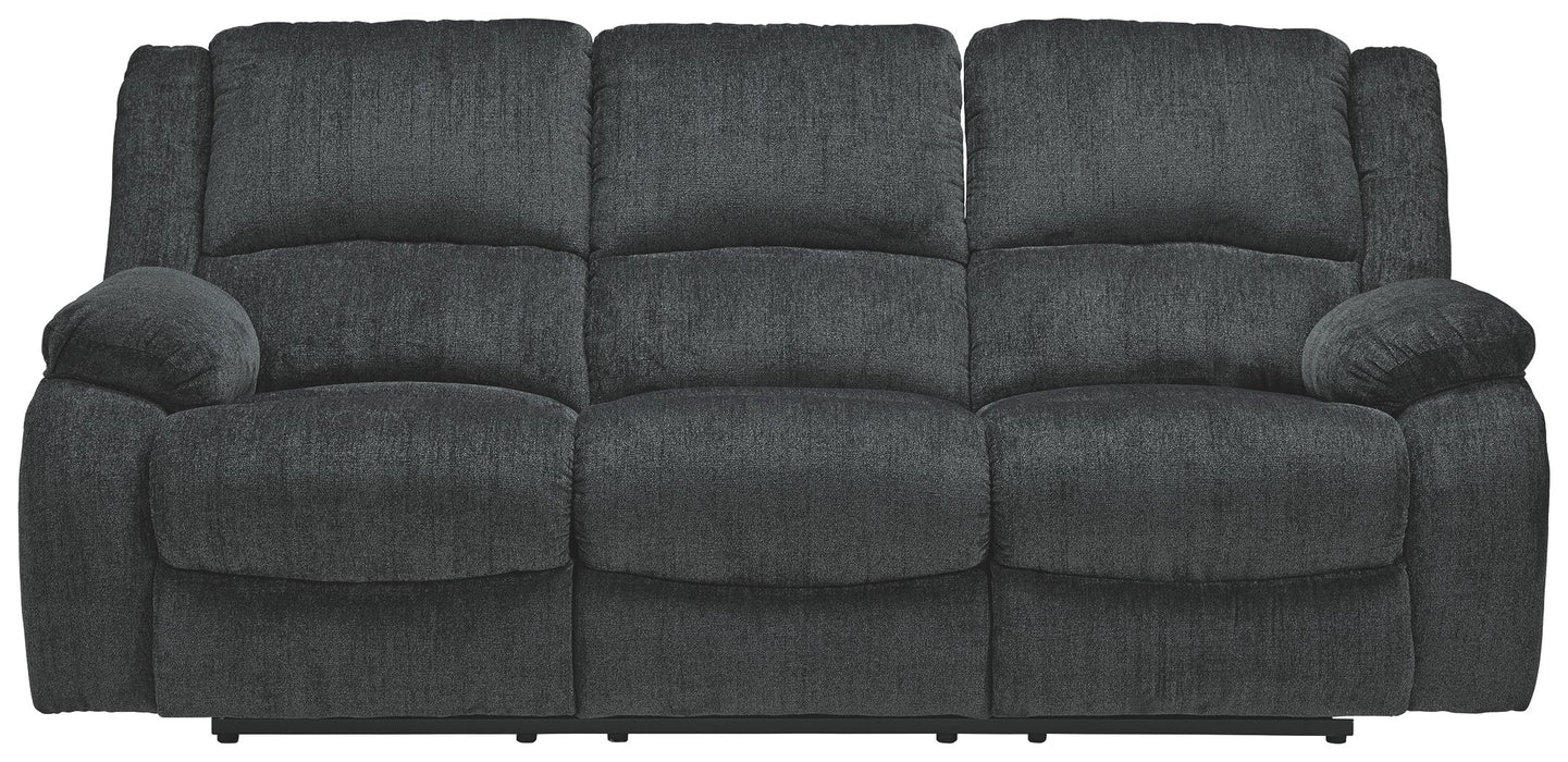 Draycoll - Slate - Reclining Sofa - Fabric