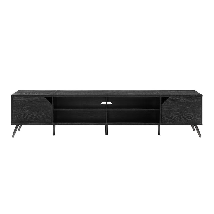 Contemporary 2 Door Minimalist TV Stand