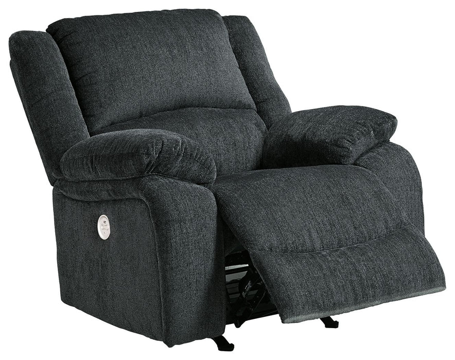 Draycoll - Slate - Power Rocker Recliner - Fabric