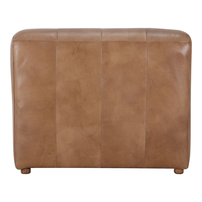 Ramsay - Leather Chaise - Tan