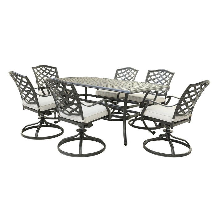 Aluminum Rectangular Dining Set