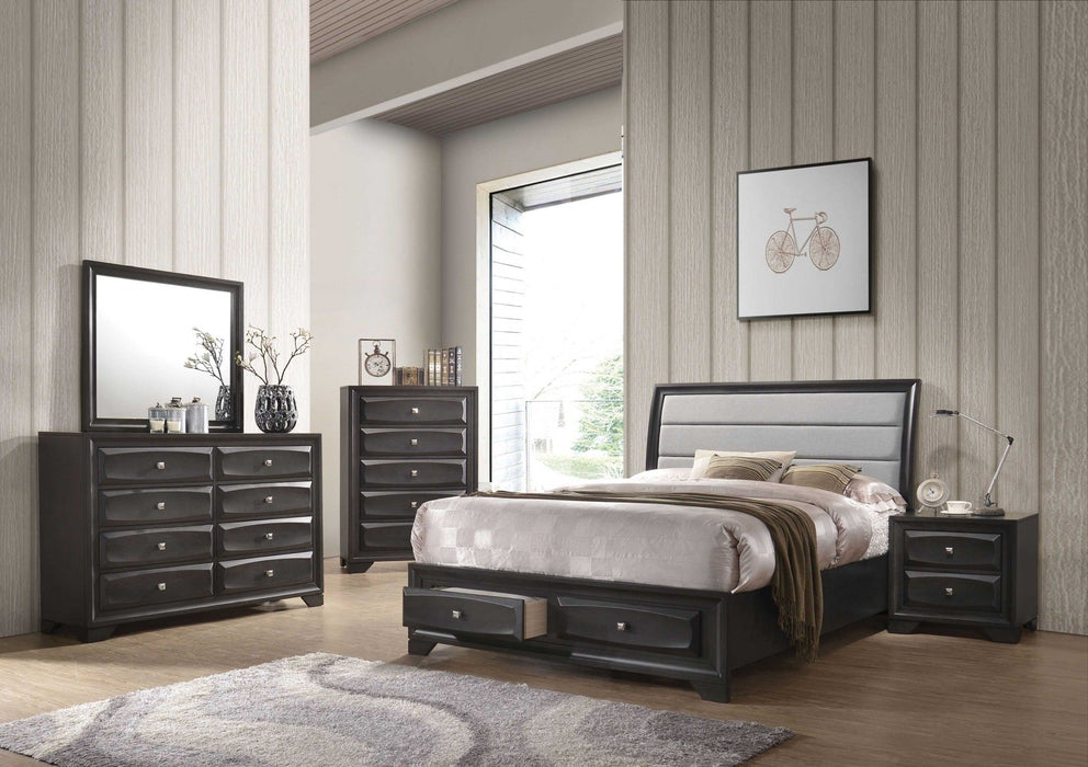 Solid Wood Dresser - Gray