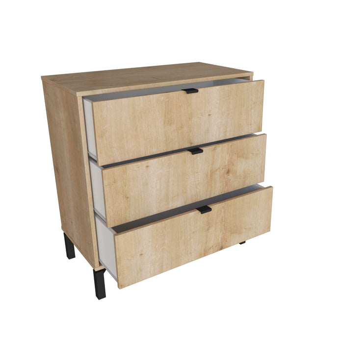 3 Drawer Dresser - Natural