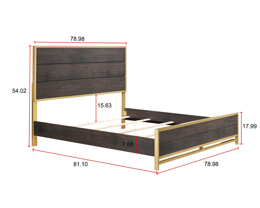 Trevor - King Footboard - Brown