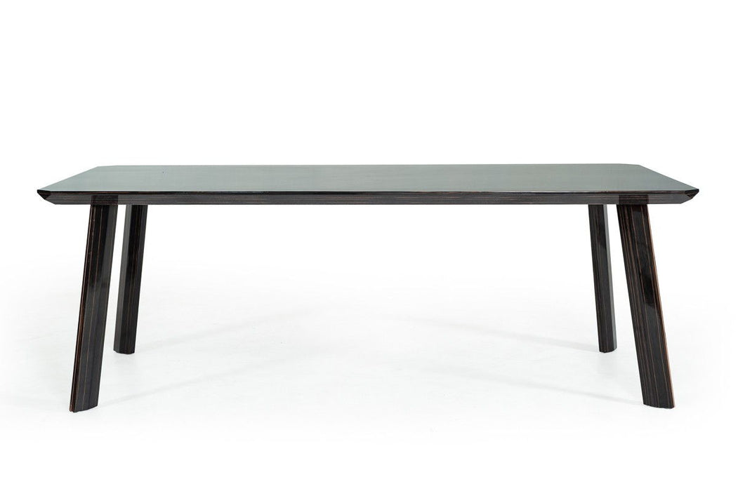 Rectangular Dining Table - Black / Rose Gold