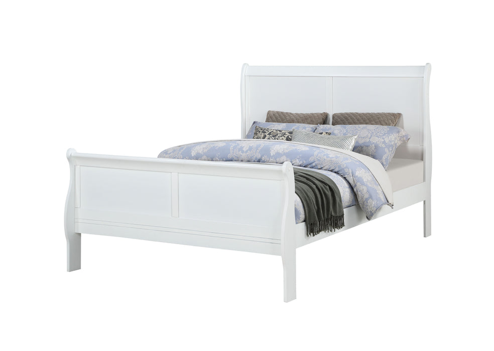 Louis Philip - Full Headboard, Footboard - White