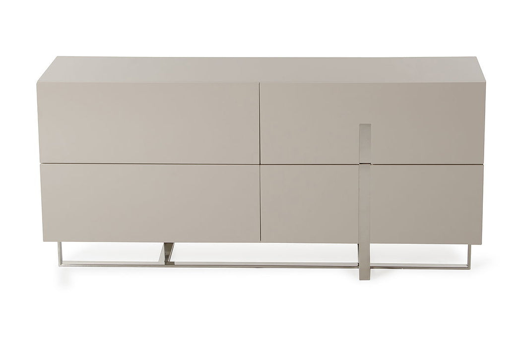 Minimalist 3 Drawer Dresser - Light Gray