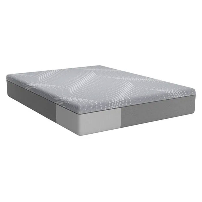 Posturepedic - 12" King Medium Mattress, Memory Foam Paterson - Gray