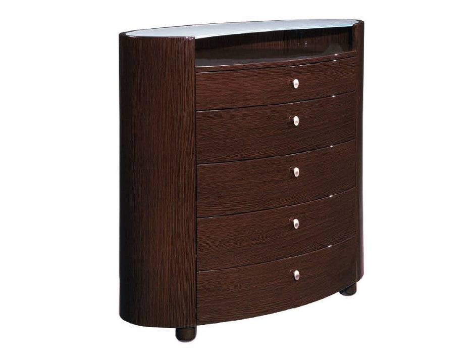 Solid Manufactured Wood Chest - Brown