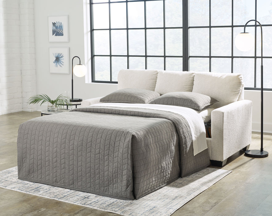 Rannis - Snow - Full Sofa Sleeper - Fabric