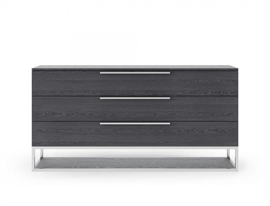 Three Drawer Dresser - Gray