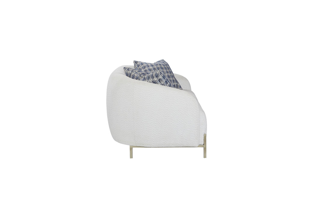 Rounded Sofa - White