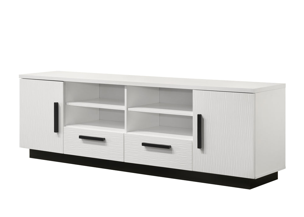 Matilda - TV Stand With Drawers - White Finish