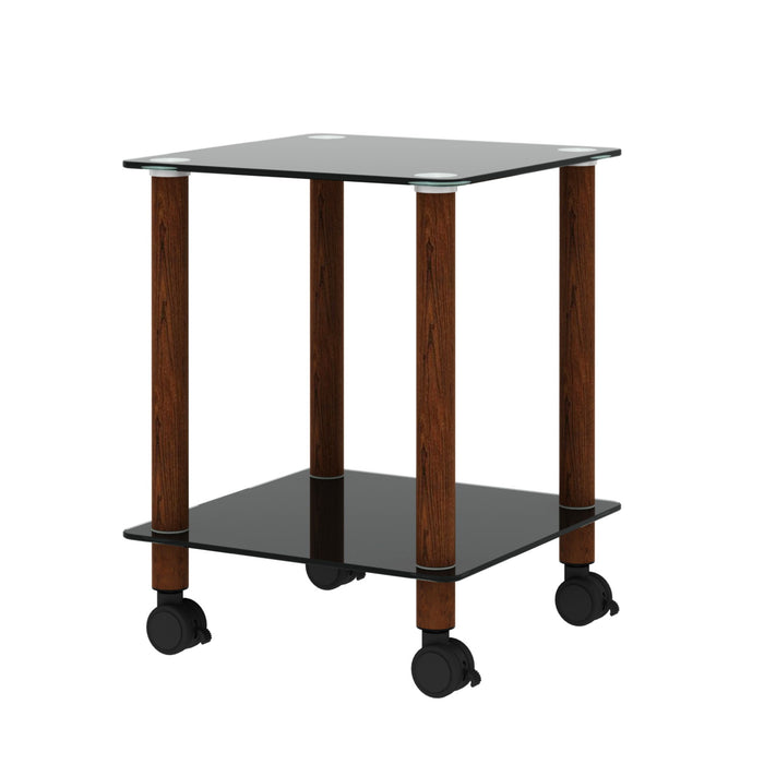 Side Table, 2 Tier Space End Table, Modern Night Stand, Sofa Table, Side Table With Storage Shelve