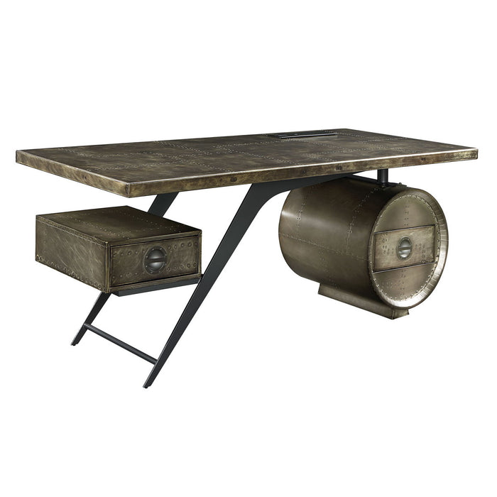 Brancaster - Writing Desk With USB Port - Bronze