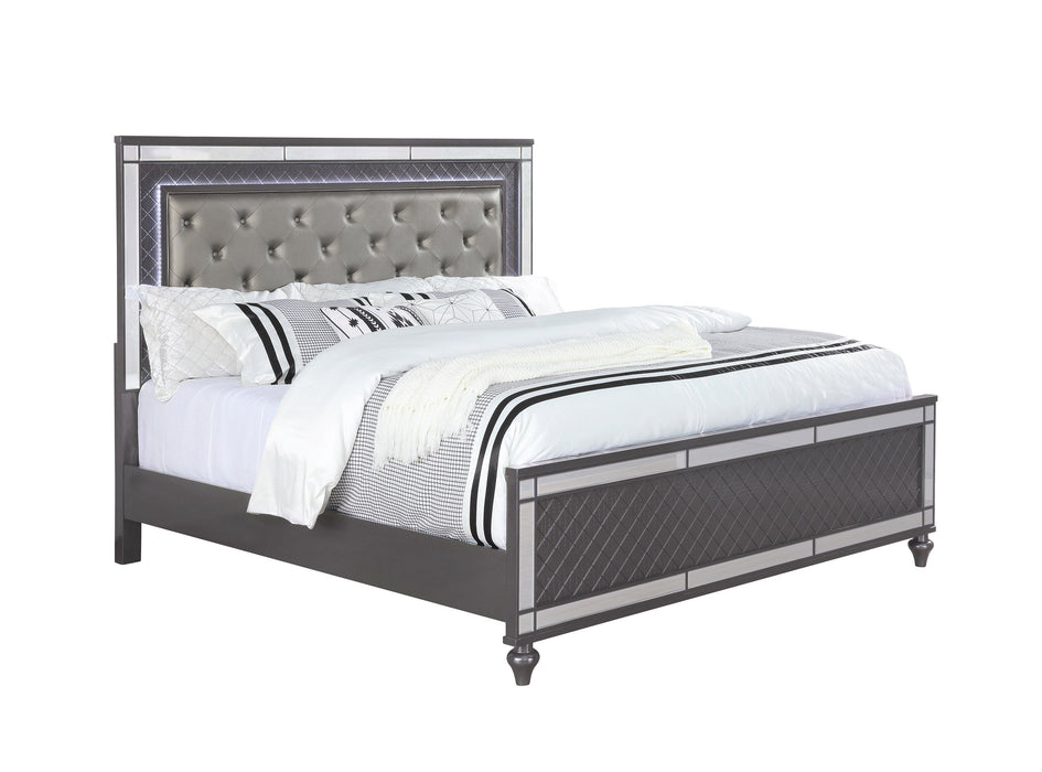 Refino - King Headboard - Gray