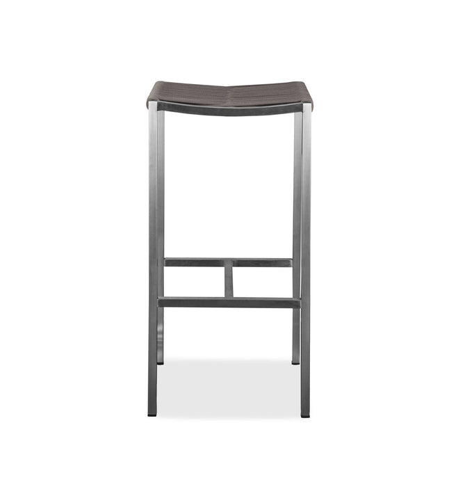 Square Bar Stool (Set of 4) - Stainless Steel