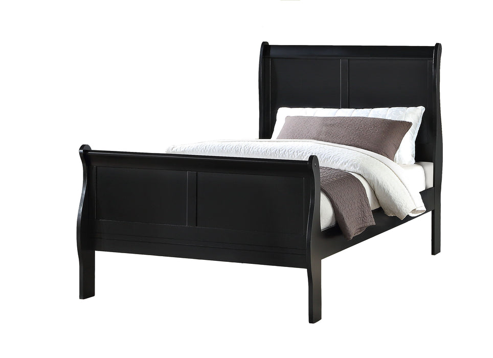 Louis Philip - Twin Headboard, Footboard - Black