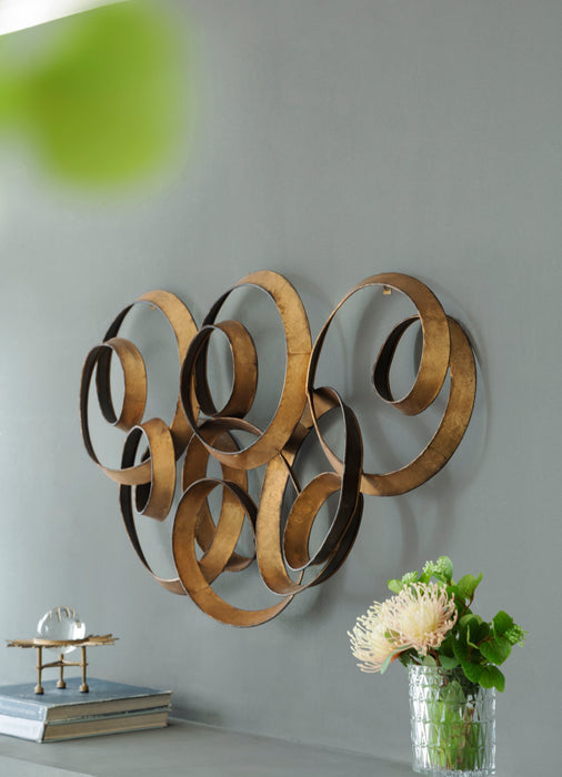 Seretha Leaf Wall Decor - Gold