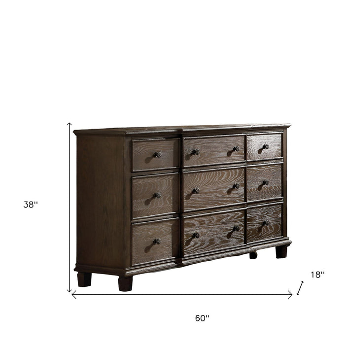 Dresser - Weathered Oak