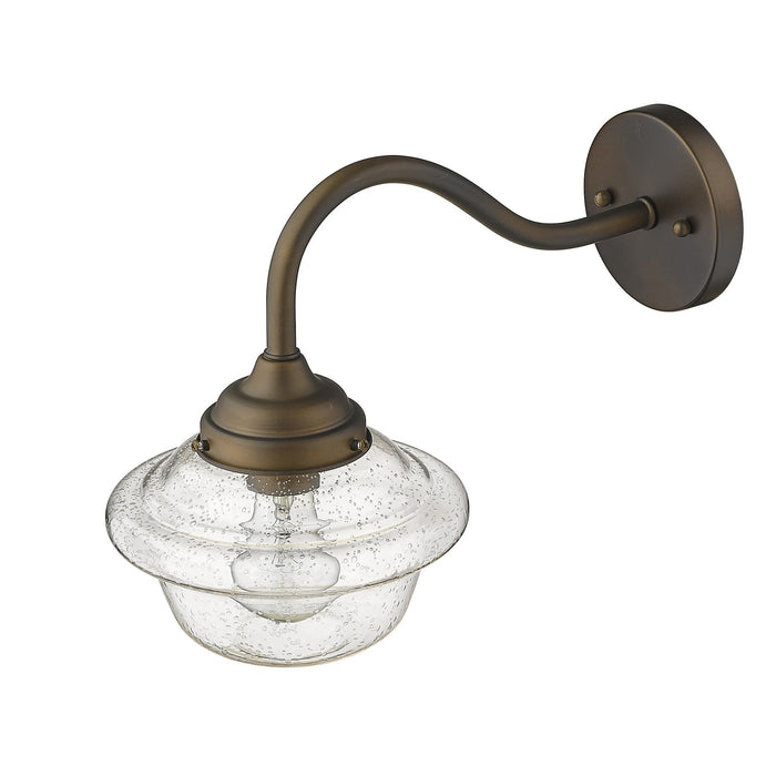 Vintage Schoolhouse Outdoor Wall Light - Burnished Bronze