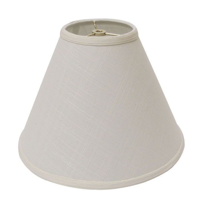 Deep Cone Linen Lampshade - Off White