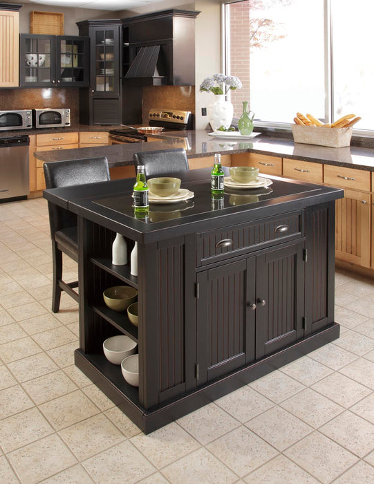 Hartford - 3 Piece Kitchen Island Set - Wood