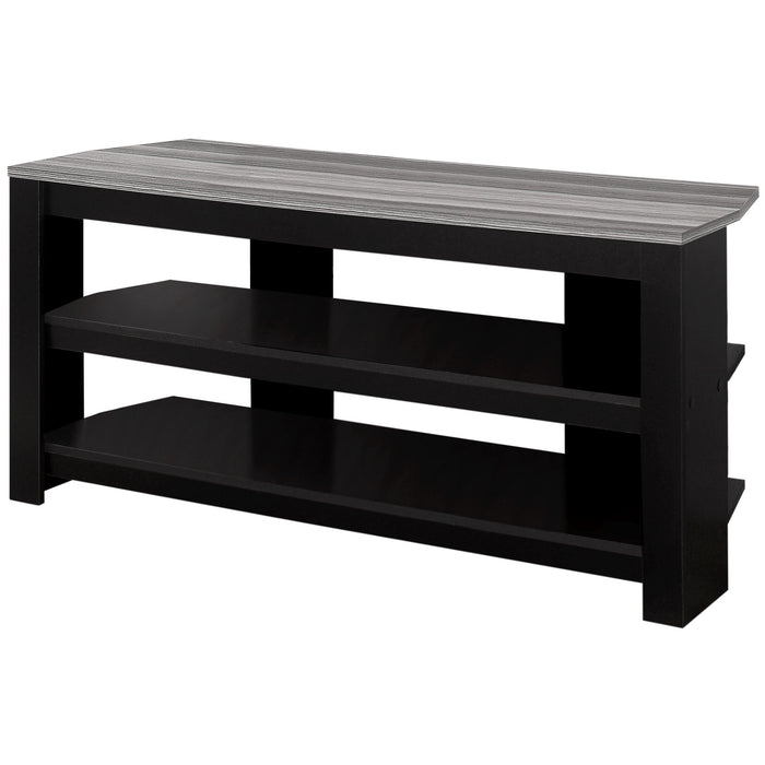 Open Shelving, TV Stand - Black / Gray