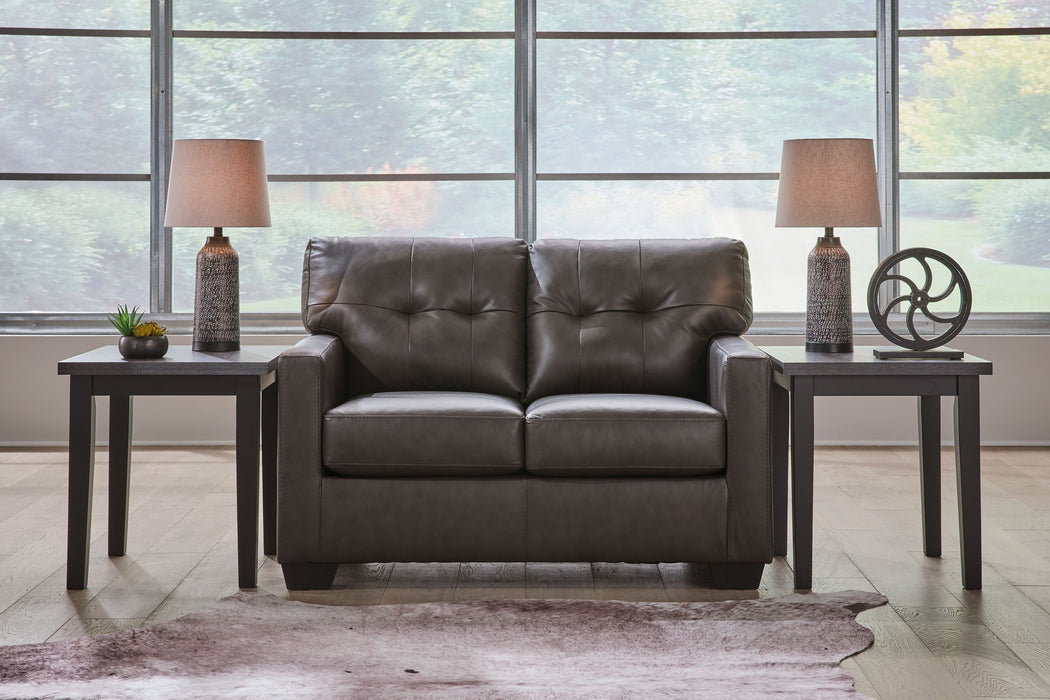 Belziani - Storm - Loveseat - Leather Match