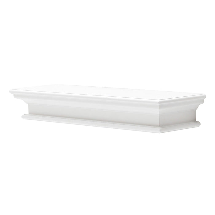 Classic Floating Wall Shelf - White