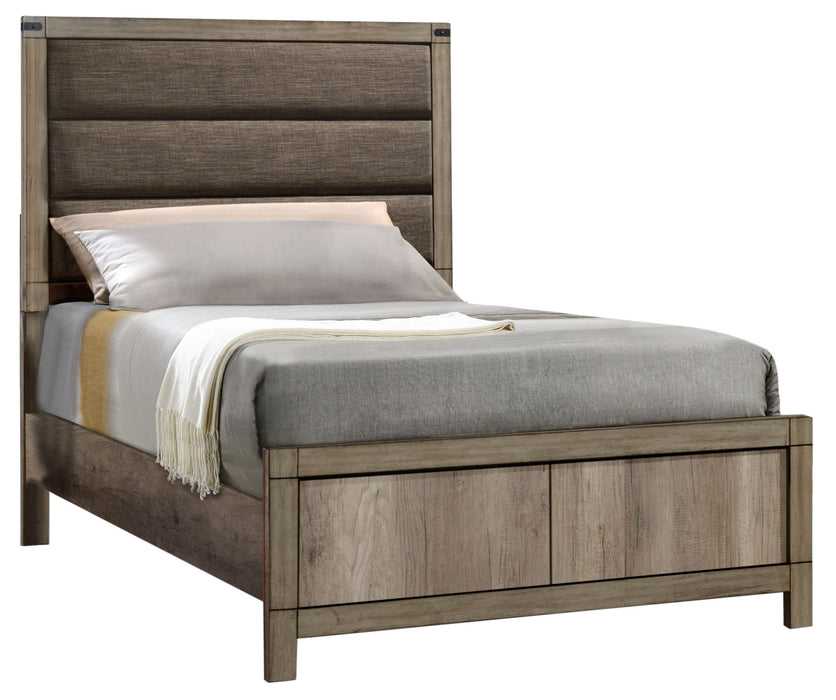 Matteo - Full Headboard, Footboard - Brown