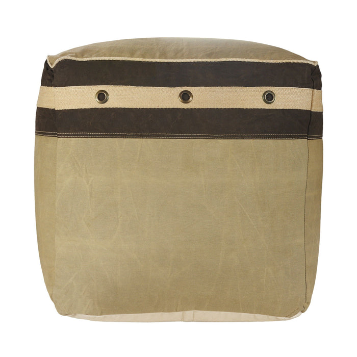 Cotton Ottoman - Brown