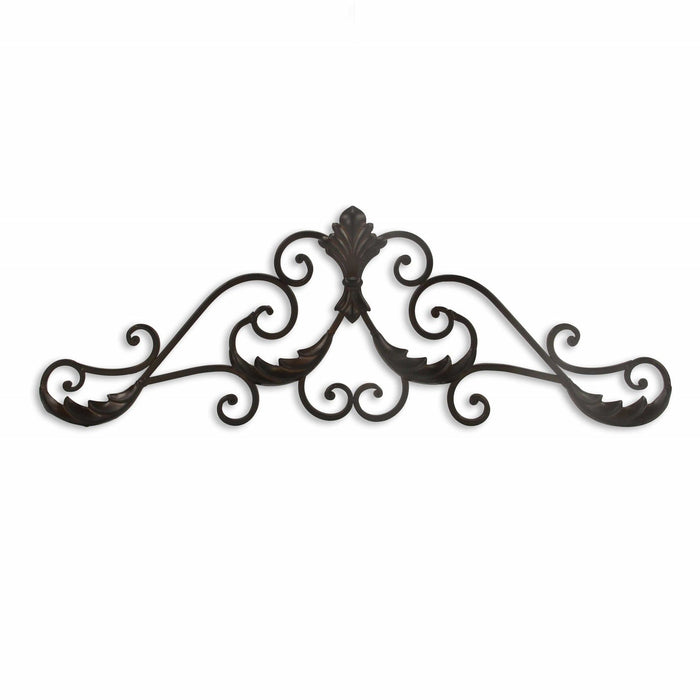 Curved Rustic Hanging Wall Decor - Brown