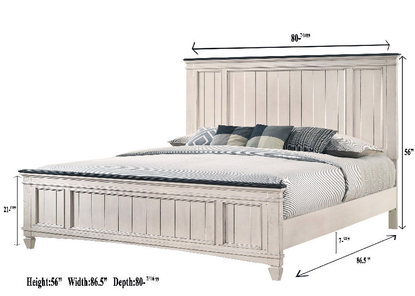 Sawyer - King Headboard, Footboard - Beige