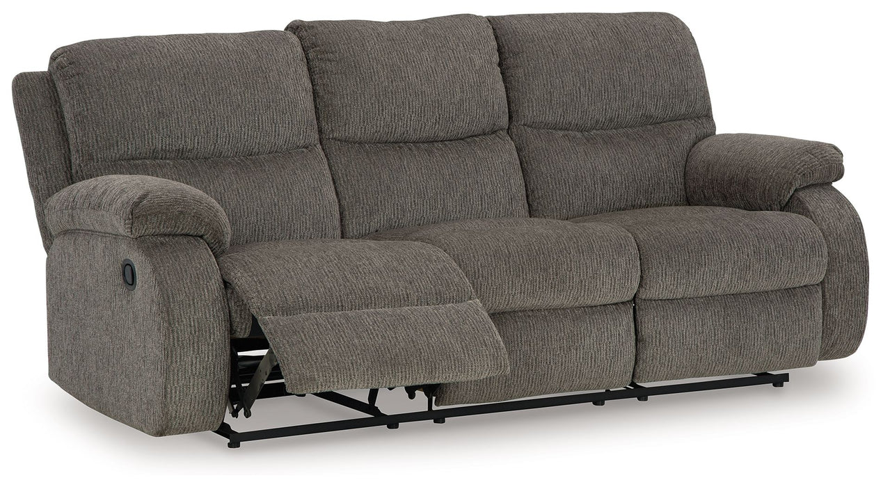 Scranto - Brindle - Reclining Sofa - Fabric